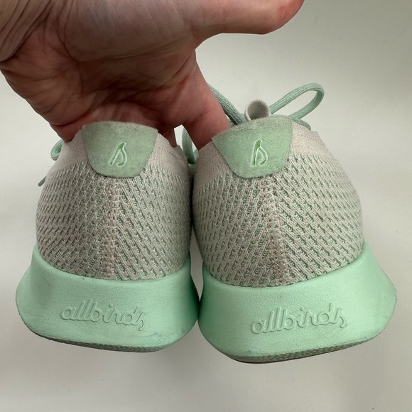 Allbirds | Women's Tree Dashers Sneakers Limited Edition Cyclone Mint - Picture 9 of 11